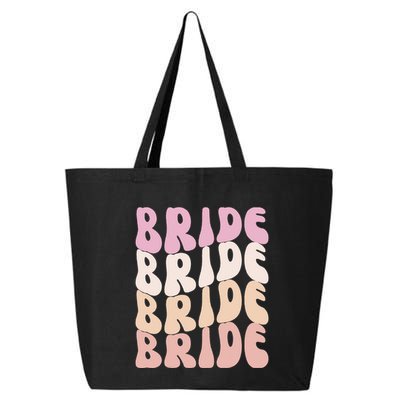 Bride I Do Crew Retro Bachelorette Party Bride Bridesmaids 25L Jumbo Tote