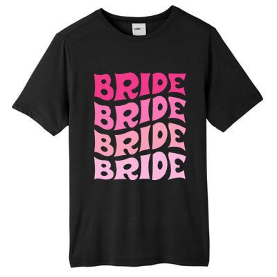 Bride I Do Crew Retro Bachelorette Party Bride Bridesmaids Tall Fusion ChromaSoft Performance T-Shirt