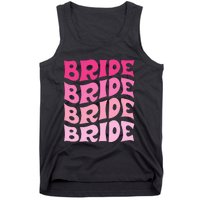 Bride I Do Crew Retro Bachelorette Party Bride Bridesmaids Tank Top