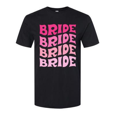 Bride I Do Crew Retro Bachelorette Party Bride Bridesmaids Softstyle® CVC T-Shirt