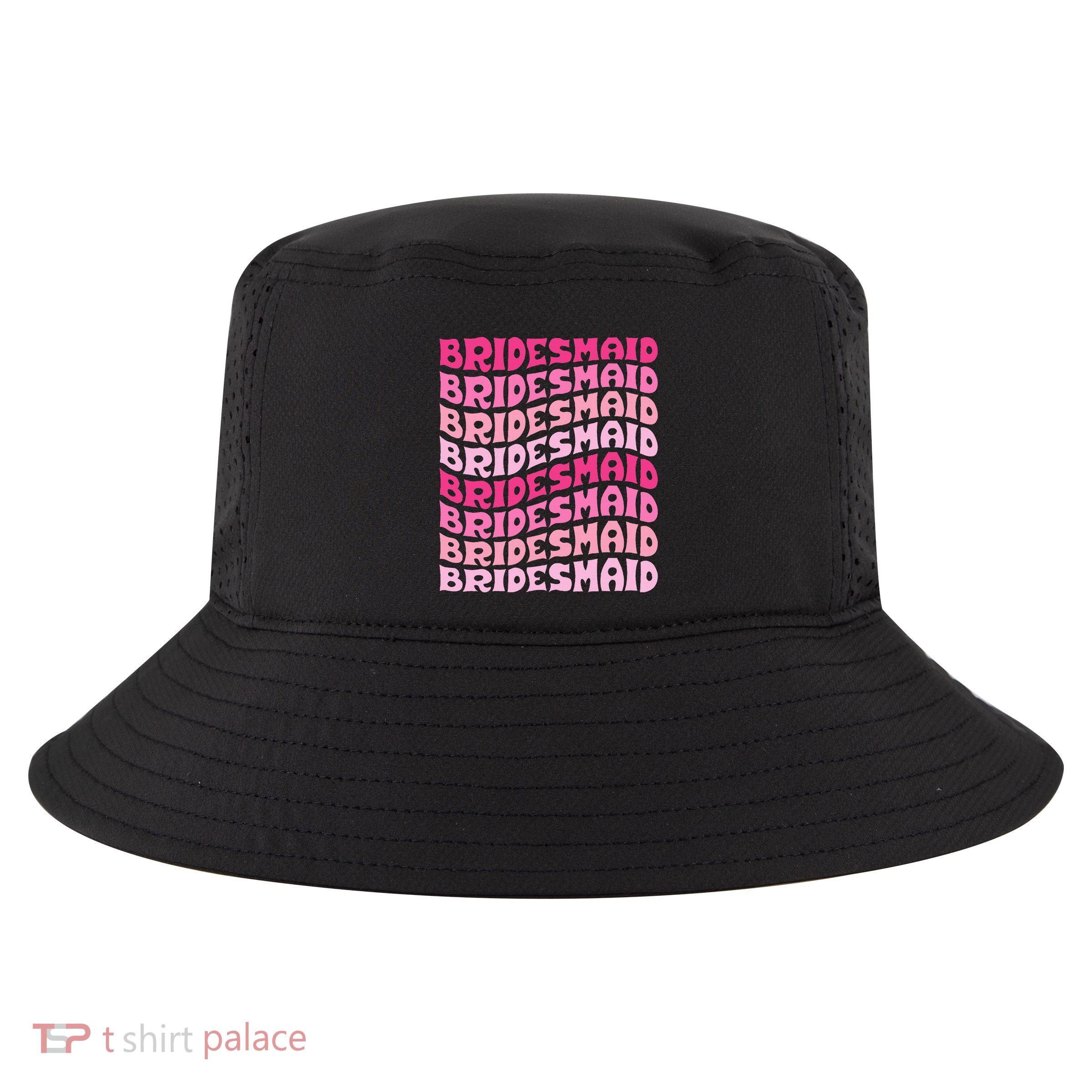 Bridesmaid I Do Crew Retro Bachelorette Party Bridesmaids Cool Comfort Performance Bucket Hat