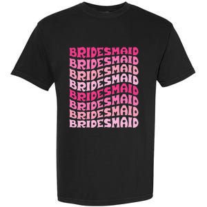 Bridesmaid I Do Crew Retro Bachelorette Party Bridesmaids Garment-Dyed Heavyweight T-Shirt