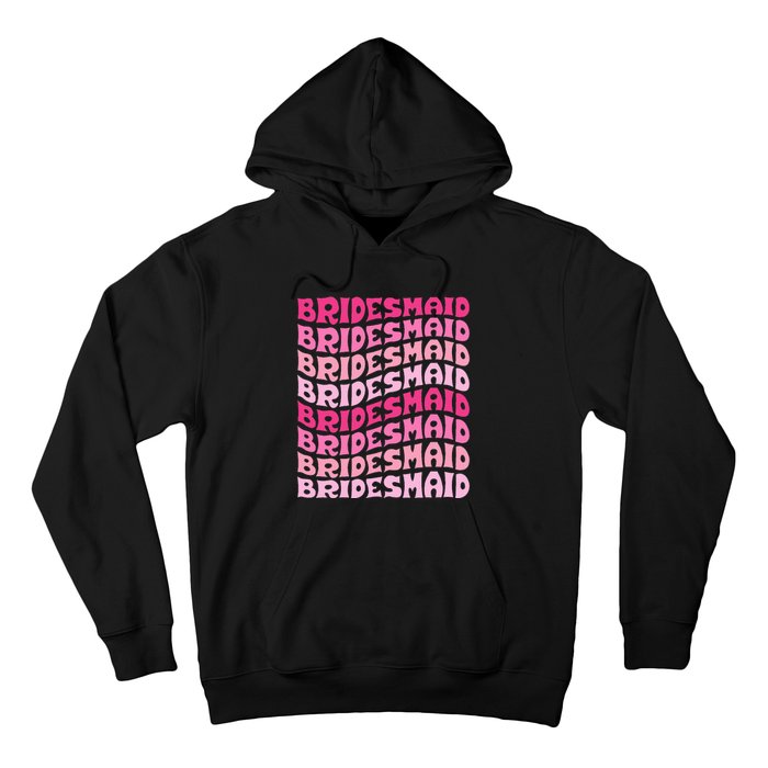 Bridesmaid I Do Crew Retro Bachelorette Party Bridesmaids Hoodie