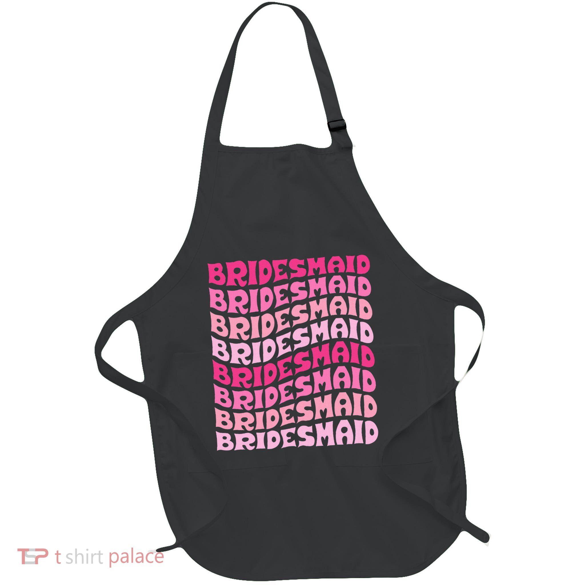 Bridesmaid I Do Crew Retro Bachelorette Party Bridesmaids Apron