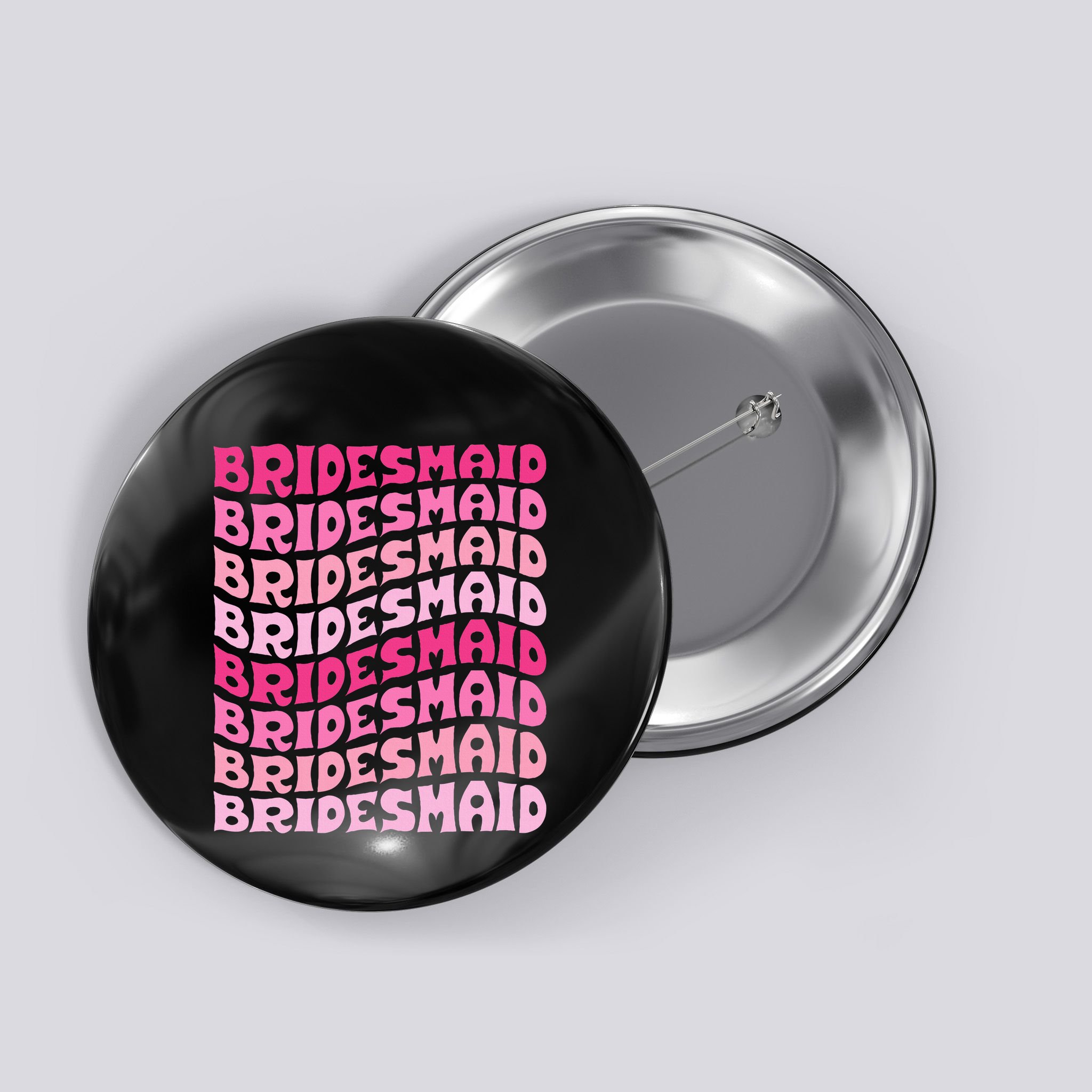 Bridesmaid I Do Crew Retro Bachelorette Party Bridesmaids Button