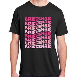 Bridesmaid I Do Crew Retro Bachelorette Party Bridesmaids Adult ChromaSoft Performance T-Shirt