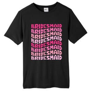 Bridesmaid I Do Crew Retro Bachelorette Party Bridesmaids Tall Fusion ChromaSoft Performance T-Shirt