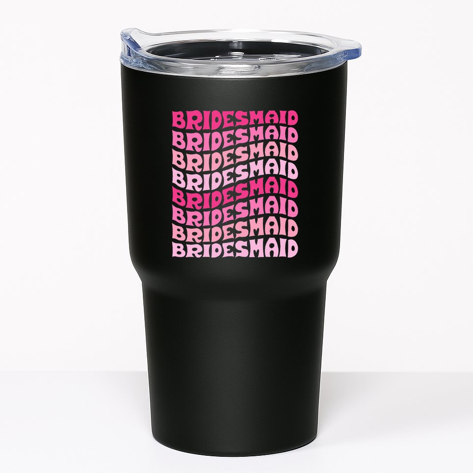 Bridesmaid I Do Crew Retro Bachelorette Party Bridesmaids Tumbler