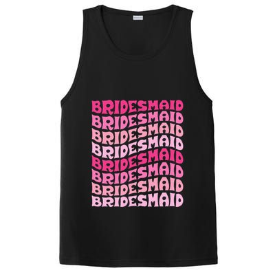 Bridesmaid I Do Crew Retro Bachelorette Party Bridesmaids PosiCharge Competitor Tank