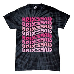 Bridesmaid I Do Crew Retro Bachelorette Party Bridesmaids Tie-Dye T-Shirt