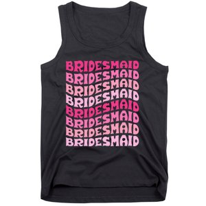 Bridesmaid I Do Crew Retro Bachelorette Party Bridesmaids Tank Top