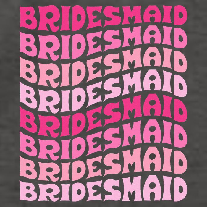 Bridesmaid I Do Crew Retro Bachelorette Party Bridesmaids Vector Backpack