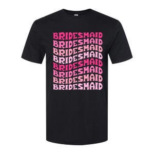 Bridesmaid I Do Crew Retro Bachelorette Party Bridesmaids Softstyle CVC T-Shirt