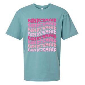 Bridesmaid I Do Crew Retro Bachelorette Party Bridesmaids Sueded Cloud Jersey T-Shirt