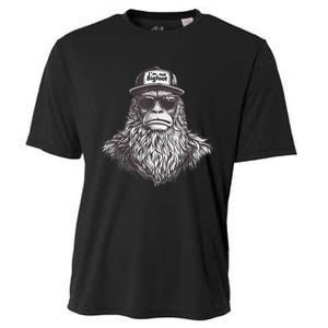 Bigfoot In Disguise Sunglasses Trucker Hat IM Not Sasquatch Cooling Performance Crew T-Shirt