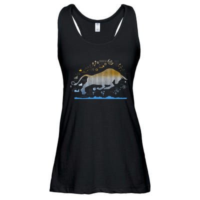 Bull Investor Dividends Capitalism Stock Market Trading Rich Ladies Essential Flowy Tank