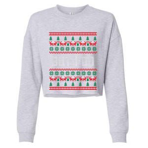 But I Do I Don't Do Matching Sweaters Ugly Christmas Couples Meaningful Gift Cropped Pullover Crew