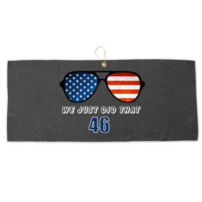 Biden 46th President USA Large Microfiber Waffle Golf Towel