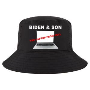 Biden And Son The Laptop From Hell Anti Biden Cool Comfort Performance Bucket Hat