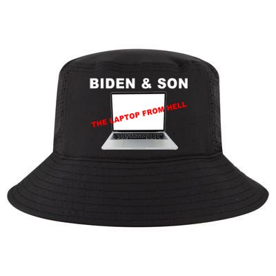 Biden And Son The Laptop From Hell Anti Biden Cool Comfort Performance Bucket Hat