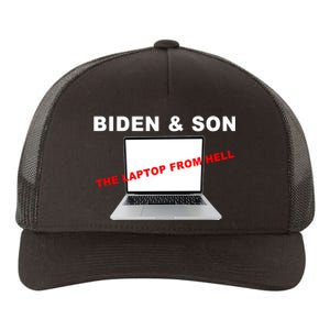 Biden And Son The Laptop From Hell Anti Biden Yupoong Adult 5-Panel Trucker Hat