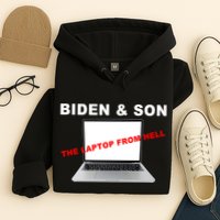 Biden And Son The Laptop From Hell Anti Biden Hoodie