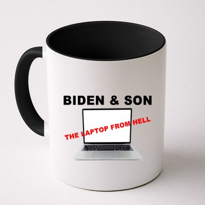 Biden And Son The Laptop From Hell Anti Biden Coffee Mug