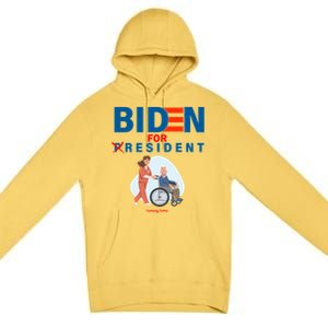 Biden For Resident Funny Trump 2020 President Premium Pullover Hoodie