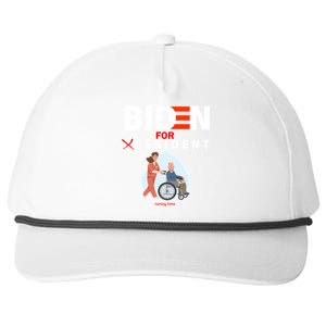 Biden For Resident Funny Trump 2020 President Snapback Five-Panel Rope Hat