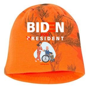 Biden For Resident Funny Trump 2020 President Kati - Camo Knit Beanie