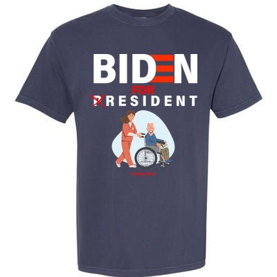 Biden For Resident Funny Trump 2020 President Garment-Dyed Heavyweight T-Shirt