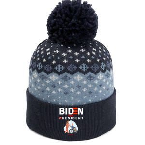 Biden For Resident Funny Trump 2020 President The Baniff Cuffed Pom Beanie