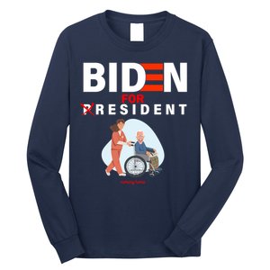 Biden For Resident Funny Trump 2020 President Long Sleeve Shirt