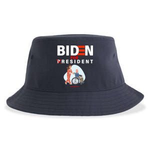 Biden For Resident Funny Trump 2020 President Sustainable Bucket Hat