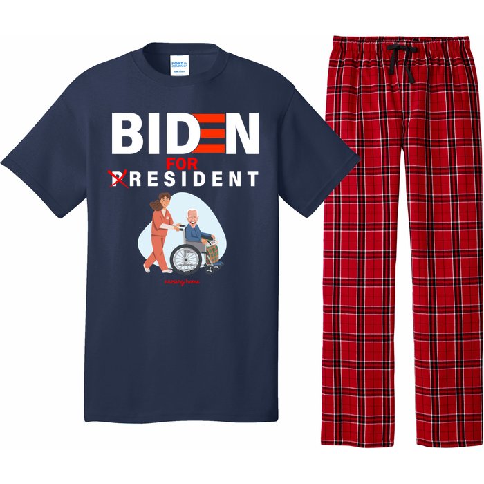 Biden For Resident Funny Trump 2020 President Pajama Set