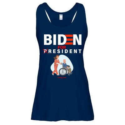 Biden For Resident Funny Trump 2020 President Ladies Essential Flowy Tank