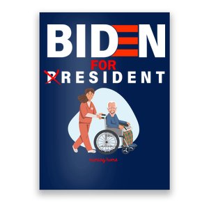 Biden For Resident Funny Trump 2020 President Poster