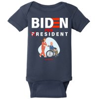 Biden For Resident Funny Trump 2020 President Baby Bodysuit