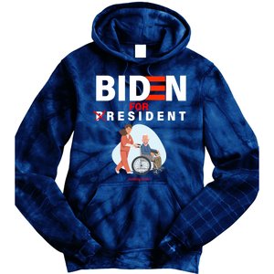 Biden For Resident Funny Trump 2020 President Tie Dye Hoodie