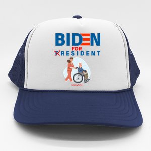 Biden For Resident Funny Trump 2020 President Trucker Hat