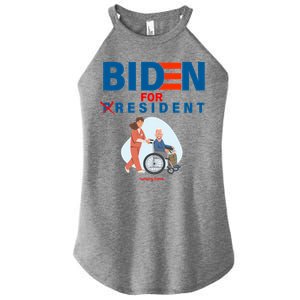 Biden For Resident Funny Trump 2020 President Women's Perfect Tri Rocker Tank