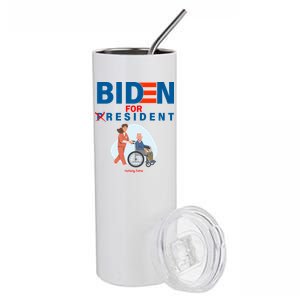 Biden For Resident Funny Trump 2020 President Stainless Steel Tumbler