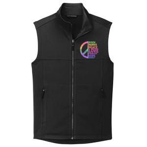 Biden Harris Peace Love Equality Hope Diversity  Collective Smooth Fleece Vest