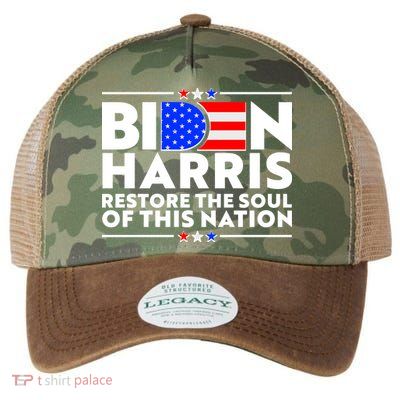 Biden Harris Restore The Soul Of This Nation Legacy Tie Dye Trucker Hat