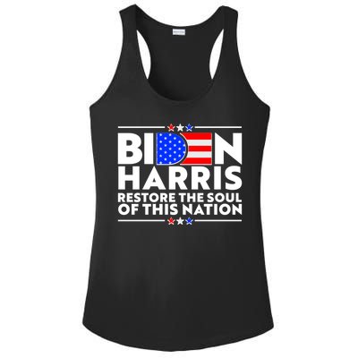 Biden Harris Restore The Soul Of This Nation Ladies PosiCharge Competitor Racerback Tank