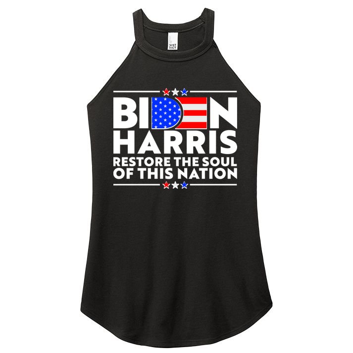 Biden Harris Restore The Soul Of This Nation Women's Perfect Tri Rocker Tank