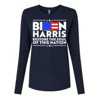 Biden Harris Restore The Soul Of This Nation Womens Cotton Relaxed Long Sleeve T-Shirt