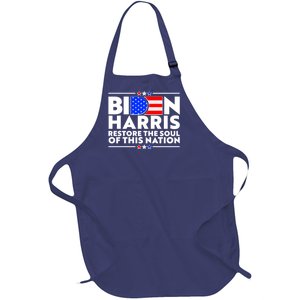 Biden Harris Restore The Soul Of This Nation Full-Length Apron With Pockets