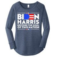 Biden Harris Restore The Soul Of This Nation Women's Perfect Tri Tunic Long Sleeve Shirt