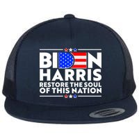 Biden Harris Restore The Soul Of This Nation Flat Bill Trucker Hat